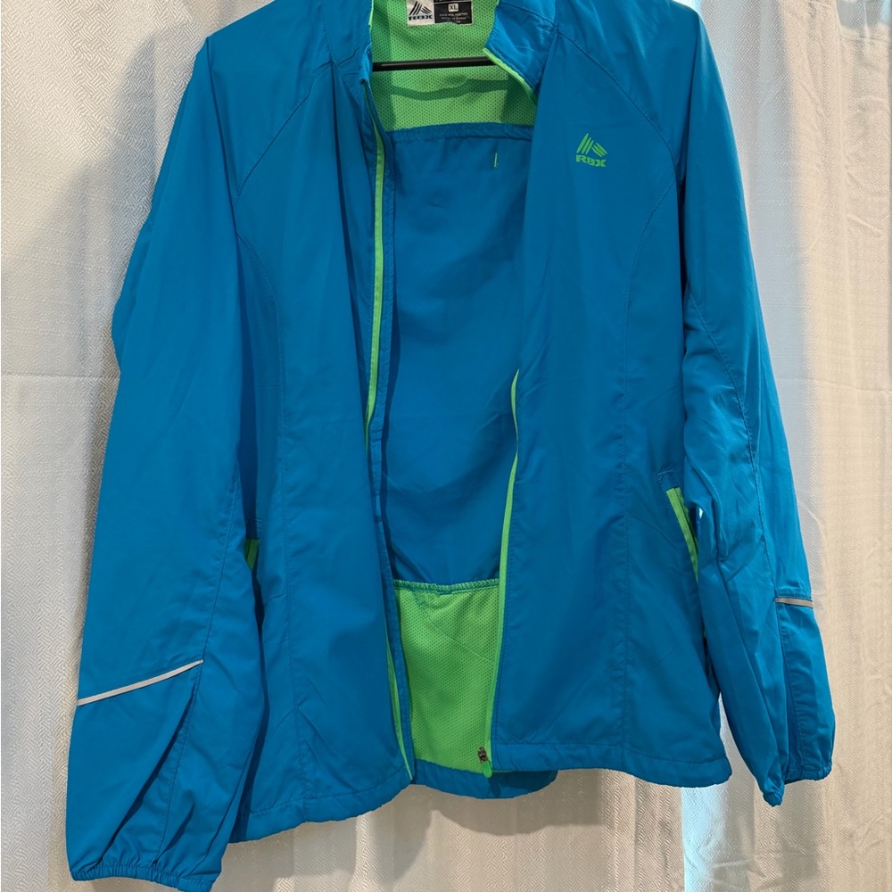 RBX Performance Jacket in Green and Blue